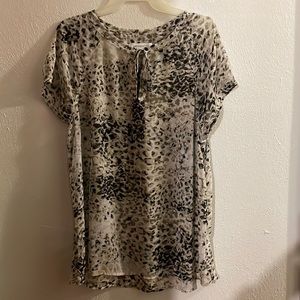 Liz Claiborne XL Print Blouse